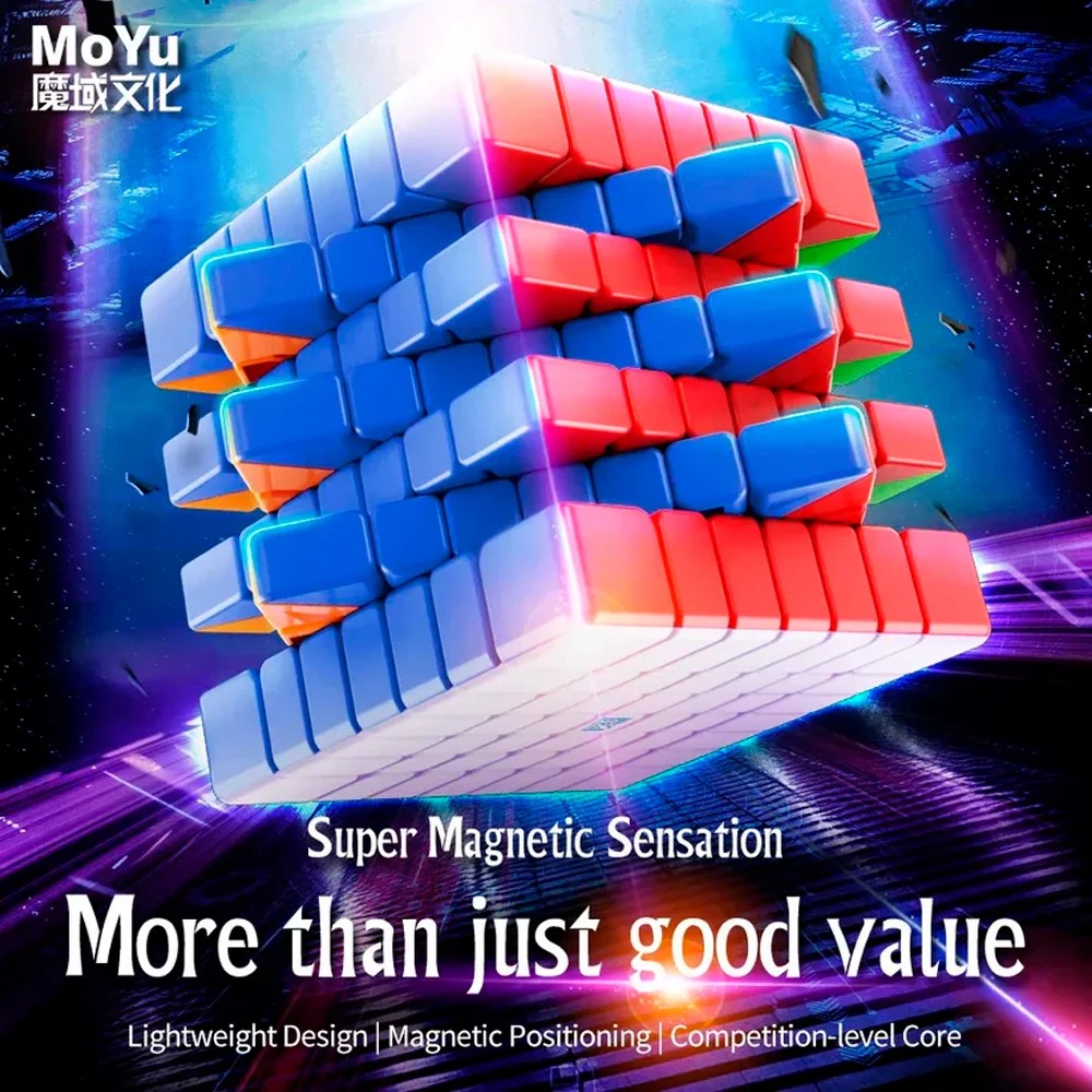 Cubo Mágico 7x7 Meilong V2 Magnético