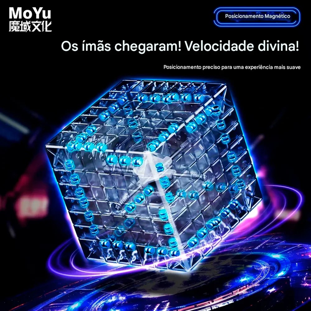 Cubo Mágico 7x7 Meilong V2 Magnético