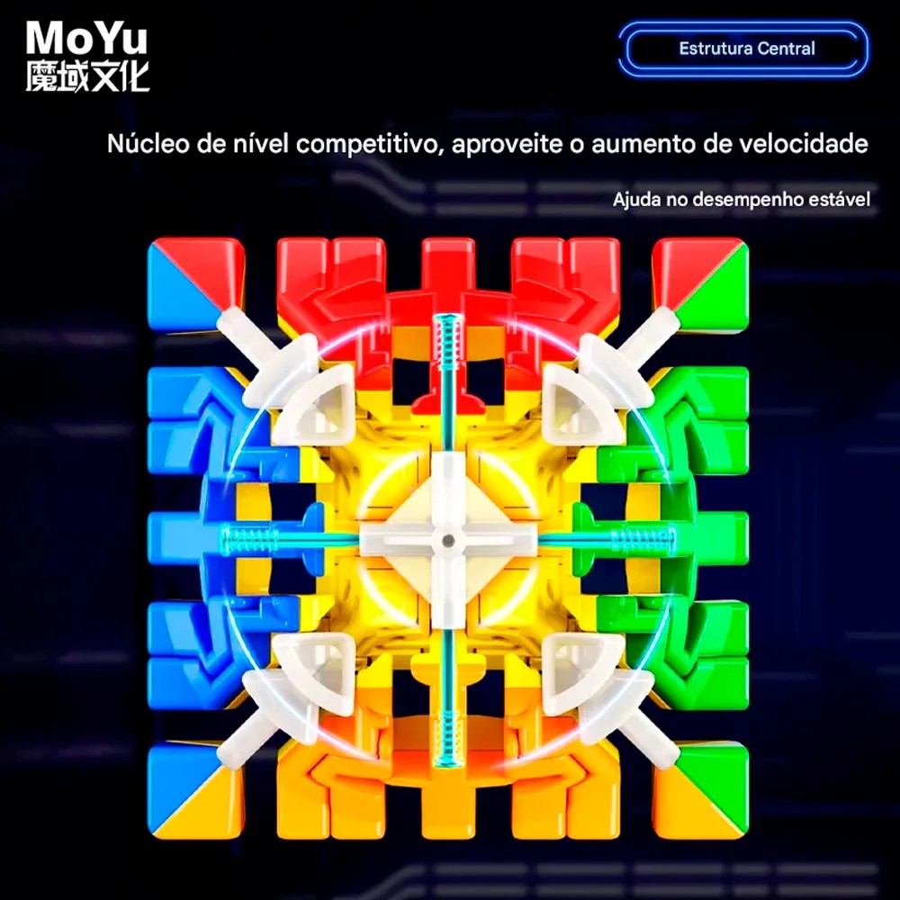 Cubo Mágico 7x7 Meilong V2 Magnético
